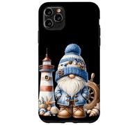 Seaside Boat Captain GNOME for Men with Lighthouse at Ocean Coque pour iPhone 11 Pro Max