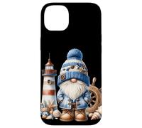 Seaside Boat Captain GNOME for Men with Lighthouse at Ocean Coque pour iPhone 14 Plus