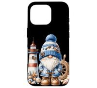 Seaside Boat Captain GNOME for Men with Lighthouse at Ocean Coque pour iPhone 16 Pro
