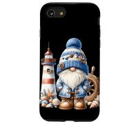 Seaside Boat Captain GNOME for Men with Lighthouse at Ocean Coque pour iPhone SE (2020) / 7/8