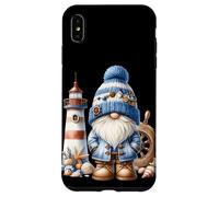 Seaside Boat Captain GNOME for Men with Lighthouse at Ocean Coque pour iPhone XS Max