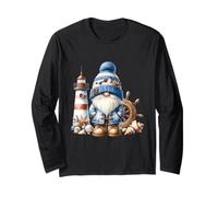 Seaside Boat Captain GNOME for Men with Lighthouse at Ocean Manche Longue