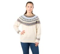 Seaside Long Island Pull en Laine Pull Tricoté - Couche en Laine Chaude et Confortable pour Femmes