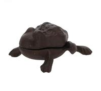 Seaside No.64 Cachette de clés animale en fonte pour jardin/balcon - Différents designs avec compartiment secret pratique pour les clés et accroche-regard décoratif pour l'extérieur (grenouille)
