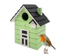 Seaside No.64 - Maison d'oiseaux/Nichoir pour petits oiseaux chanteurs tels que les mésanges, les moineaux et les pinsons - Intérieur comme décoration & Extérieur comme lieu de nidification dans de