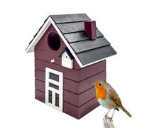 Seaside No.64 - nichoir/nichoir Tendance pour Petits Oiseaux chanteurs tels Que mésanges, moineaux et pinsons - décoration intérieure & extérieure comme Lieu de Nidification 9 Couleurs (Bordeaux)