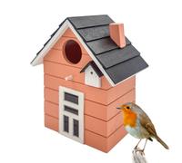 Seaside No.64 - nichoir/nichoir Tendance pour Petits Oiseaux chanteurs tels Que mésanges, moineaux et pinsons - décoration intérieure & extérieure comme Lieu de Nidification 9 Couleurs (Orange)