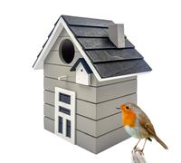 Seaside No.64 - nichoir/nichoir Tendance pour Petits Oiseaux chanteurs tels Que mésanges, moineaux et pinsons - décoration intérieure & extérieure comme Lieu de Nidification en 9 Couleurs (Gris)