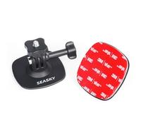 SEASKY Support de casque flexible A1 avec adhésif VHB 3M pour GoPro Hero 13/12/11/10/9/8 et Insta360 X5/X4/X3/X2 - Accessoires de fixation sur surfaces plates incurvées