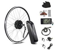 SEASON Ebike Kit de Conversion pour Vélo Électrique 26/27,5/28 Pouces Moteur Arrière 36V 250W 350W Roue Libre avec 36V Batterie 13Ah / 18Ah et Chargeur