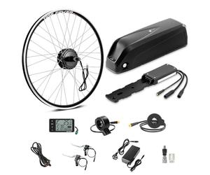 SEASON Ebike Kit de Conversion vélo électrique 26/27.5/28 Pouces 36V 250W 350W Moteur arrière pour Cassette avec 36V Batterie 13Ah/18Ah et Chargeur