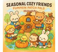 Seasonal Cozy Friends - Pumpkin Patch Pals Coloring Book: Whimsical Chibi Autumn Adventures for Teens, Girls & Adults to Relax, De-stress & Embrace Cozy Moments
