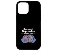 Seasonal Depression Club Sad Girl Winter Cozy Humour Coque pour iPhone 12 Pro Max