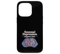 Seasonal Depression Club Sad Girl Winter Cozy Humour Coque pour iPhone 13 Pro