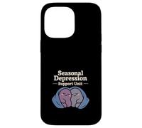 Seasonal Depression Club Sad Girl Winter Cozy Humour Coque pour iPhone 14 Pro Max
