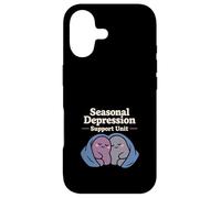 Seasonal Depression Club Sad Girl Winter Cozy Humour Coque pour iPhone 17