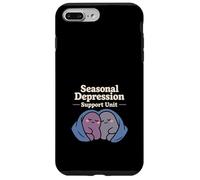 Seasonal Depression Club Sad Girl Winter Cozy Humour Coque pour iPhone 7 Plus/8 Plus