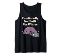Seasonal Depression Club Sad Girl Winter Cozy Humour Débardeur