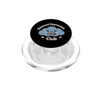 Seasonal Depression Club Sad Girl Winter Cozy Humour PopSockets PopGrip pour MagSafe