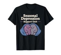 Seasonal Depression Club Sad Girl Winter Cozy Humour T-Shirt