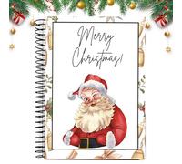 Seasonal Greeting Album, Festive Card Organizer Holder, Christmas Keepsake Display Book, Celebration College Family Exchange, Memento Storage Solution, Decorative Memory Keeper