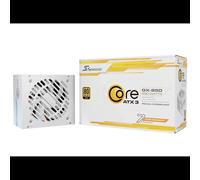 Seasonic CORE GX-850 850W ATX Blanc - Alimentation Modulaire, Certification 80 PLUS Gold, Ventilateur 120mm, Connecteur ATX 20+4 broches, ATX 3.1