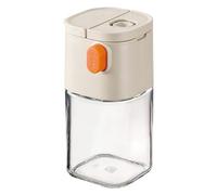 Seasoning Bottles - Precise Measuring Container with Double Nozzle Salt Shaker | Kitchen Jars for Sugar Pepper Powder Pantry Travel Cabinet Camping Vanilla Extract Cooking Accessories