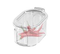 Seasoning Box Clear Airtight - Reusable Kitchen Gadgets Salt Container with Lid | for baking, cooking, dining, tabletop, bathroom, condiment bar, coffee station, restaurant, outdoor, camping, travel,