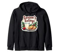 Season's Eatings, Une fête de Noël Amusante avec du Lait et des Biscuits Sweat à Capuche