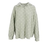 Seasons of April Chemisier 'Liya' vert clair / blanc, Taille S-M