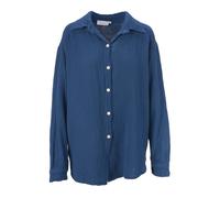 Seasons of April Chemisier 'Sasha' bleu foncé, Taille S-M
