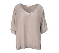 Seasons of April Chemisier ' Stella' taupe, Taille XS-XL