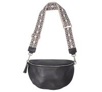 Seasons of April Sac à bandoulière 'Jaime' beige / noir, Taille Taille unique