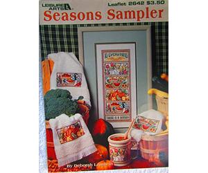 Seasons Sampler Cross Stitch from Leisure Arts Leaflet 2642