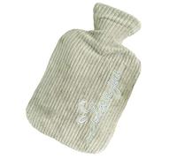 Seasons Shop Hiver Chaude Bouteille d'eau, Coffre-Fort Chauffe-Mains Rechargeable à Preuve d'Explosion de sécurité Sac Isotherme Portable avec revêtement en Velours Vert