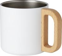 Seasons - Tasse à café "Bjorn", Unicolore, acier inoxydable, 360ml PF4142 (taille unique) (Blanc)