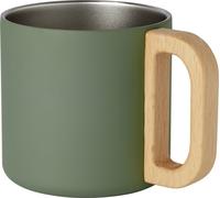Seasons - Tasse à café "Bjorn", Unicolore, acier inoxydable, 360ml PF4142 (taille unique) (Vert bruyère)