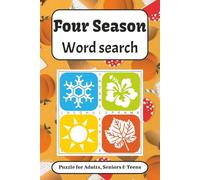Seasons Word Search Puzzle Book: Word searches with Easy to Read Print about All Seasons and More |6x9 inches, 110 pages | 50+ Puzzles …|Complete ... Series | Gift for Autumn Lovers, Friends