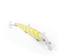 Seaspin Eja 100 - Leurre Artificiel pour la Pêche au Spinning, Jerk Minnow Slow Floating 100 mm 10 g - Contrôle Précis, Lancers Longs - pour Bars et Prédateurs Eau Douce et Mer Vintage Yellow