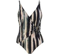 Seaspray Seaspray Brown Tanami Mock Wrap Swimsuit