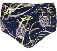 Seaspray Seaspray Laguna Shell Foil High Waisted Twist Front Black Briefs