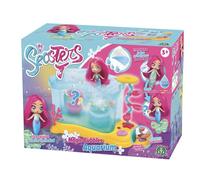 Seasters , Bubble Aquarium avec poupée sirène surprise, Princesse qui se transforme en Sirène, avec accessoires secrets