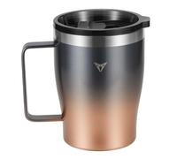 Seat 6H1069604B Tasse isotherme, en acier inoxydable, avec logo Cupra, 300 ml, gris
