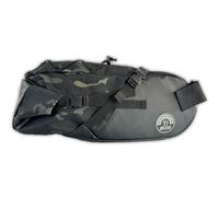 Seat Bag - Bikepacking - Sacoche de Selle vélo étanche de Grande capacité avec Sac de Compression (Noir/Camo)