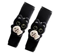 Seat Belt Cover Pad Cute | 2 Pieces Universal Cat Plush Cushion |