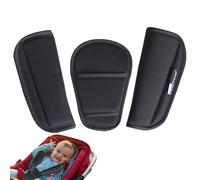 Seat Belts Shoulder Pads - Soft Cars Seats Strap Covers 3pcs Set, Comfort Cushion Protector For Pushchair Child Safety Belt Accessories | Suitable For Infant Stroller Car Travel Harness Suppor