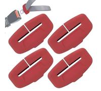 Seat Buckle Cover Set - Anti Scratch Protection System, Seat Belt Protector with Shock Design, Automotive Interior, Safety Accessory, Clip Guard Kit for Vehicles Trucks SUVs and Daily Driving Comfort
