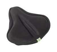 Seat Cover Bike, Bicycle Seat Cushion, Non Slip Breathable Design, Interactive Reflective Safety Strips, Comfort Saddle Pad, Ideal for Road Mountain Cycling Indoor Outdoor Use 10.63x9.45 Inches