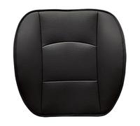 Seat Cushion - PU Leather Wedge Pad For Car Driver Seat, Ergonomic Comfort Support Design, Tailbone Pressure Relief Structure, Small Storage Pocket | For Car Truck Office Chair Long Drive Seating
