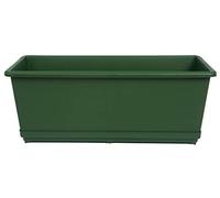 Seat Flor srl® Pot de fleurs pour balcon, pot de fleurs, boîte à fleurs (50 cm, vert)